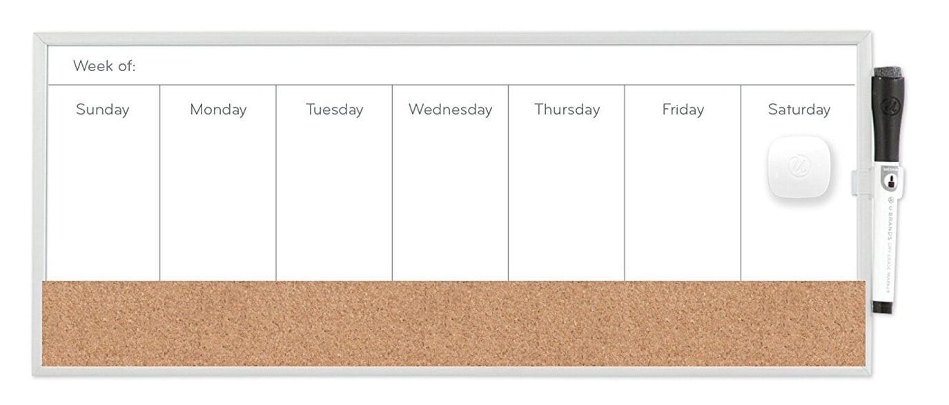 cool weekly dry erase board