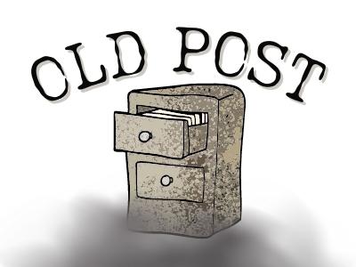 old post