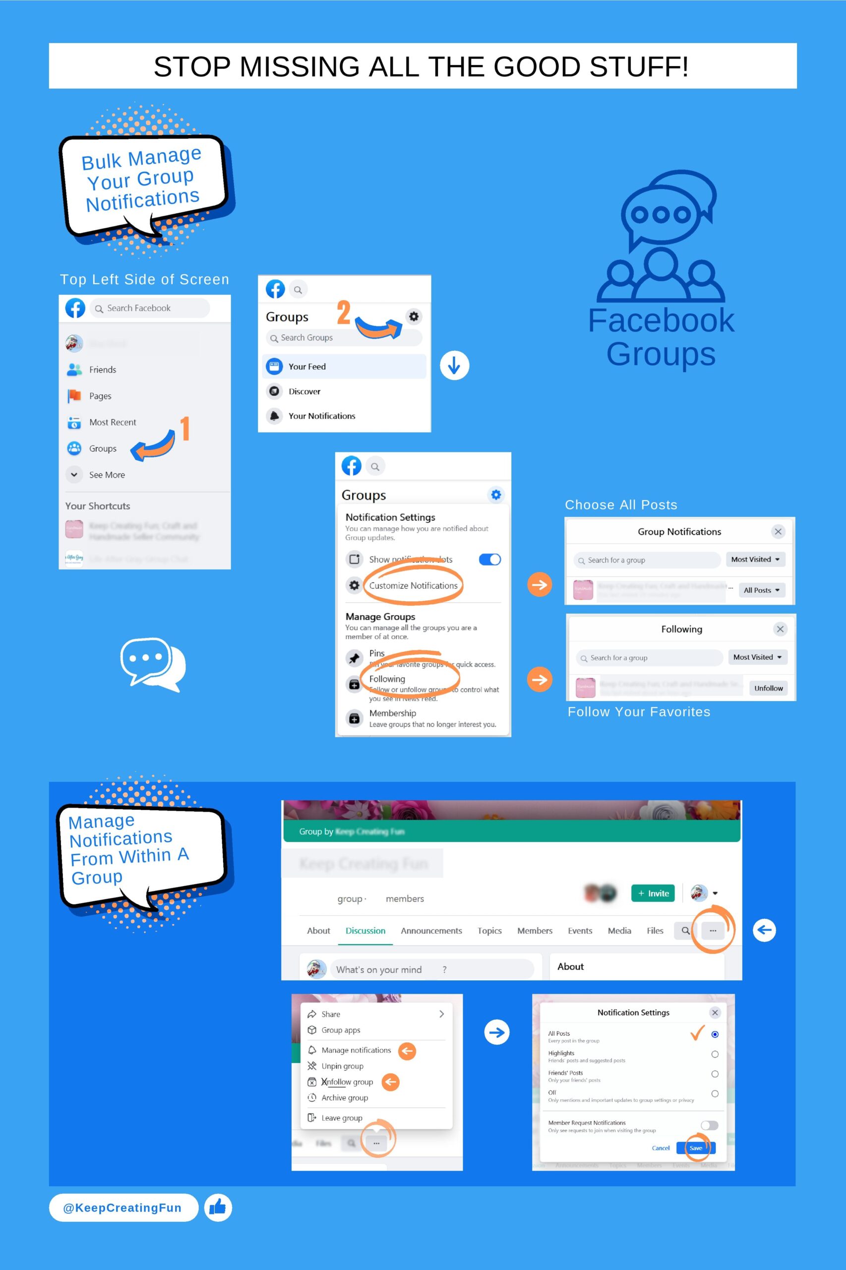 Facebook Group Notifications