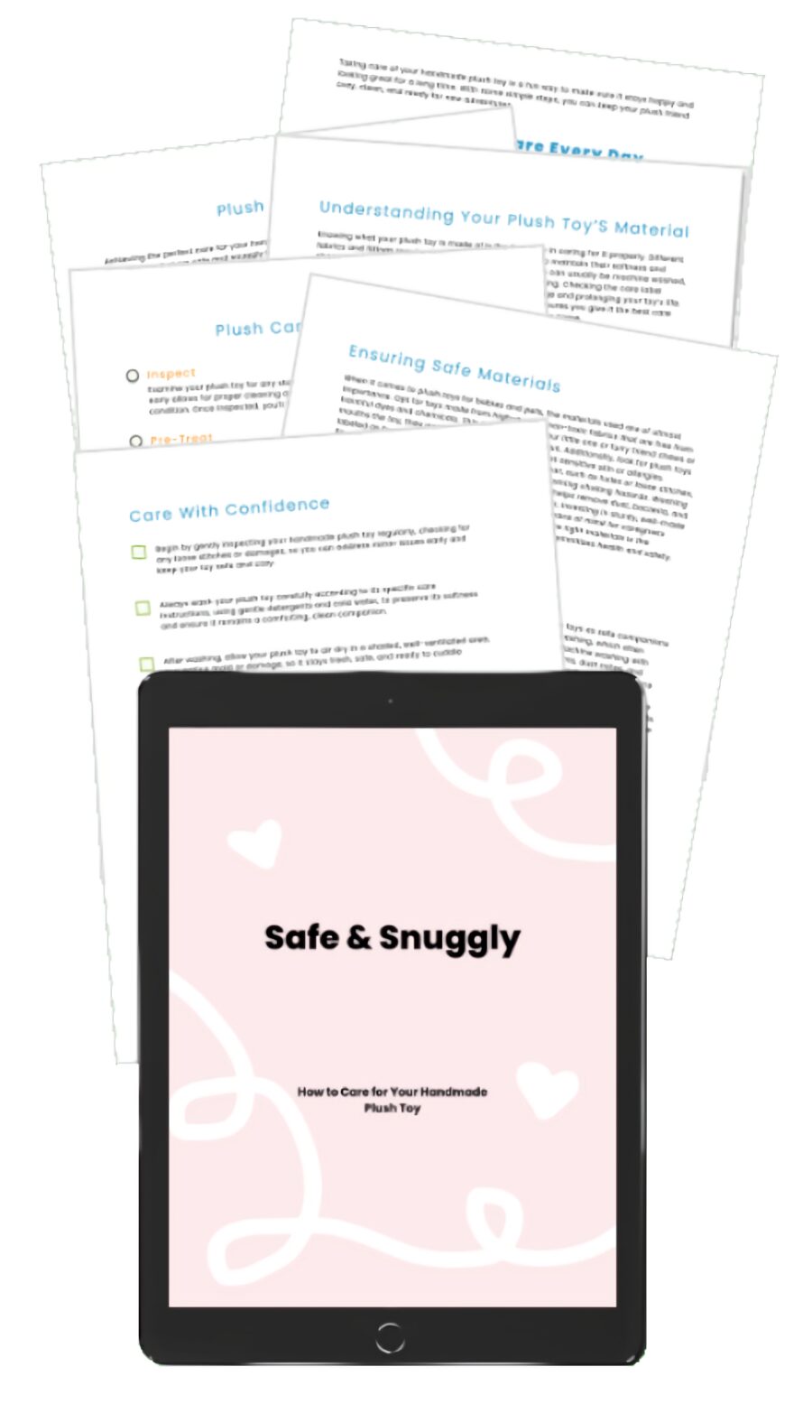 Safe & Snuggly Crochet Toy Care Lead Magnet